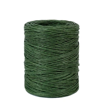 1.0Mm зелен цветен Bind тел обвивка канап ръчно изработени желязо тел хартия ратан за цвете букети (дължина: 210M)