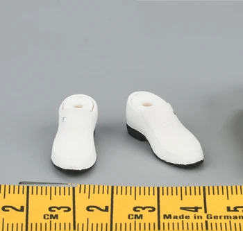 1/12 BOBTOYS CJH-006 Гангстери Капитан по сигурността Хонг Qiang бели твърди обувки ботуши годни 6 