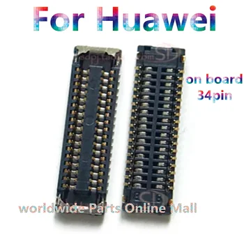 10-100pcs 34pin LCD дисплей FPC конектор за Huawei Nova 7SE 5T 4E 4 / Nova4 Nova4E Nova5T Nova7SE / Mate 10 / MATE RS щепсел на борда