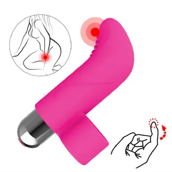 10 скорости USB зареждане пръст вибратори вагина масаж клитор стимулация вибратор секс играчки за жени възрастни секс продукти