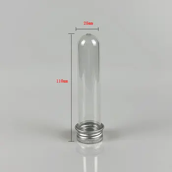 10Pcs 30ml пластмасова епруветка с винтова капачка капсула PET бутилка алуминиева капачка опаковъчна тръба