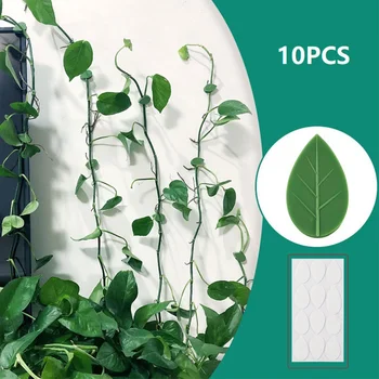 10pcs растение приспособление растение катерене стена самозалепващи закопчалка вързани тела