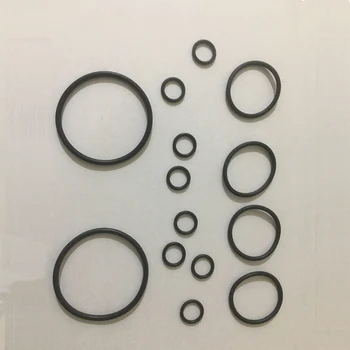  2.5mm 3mm 3.4mm 4.4mm външен диаметър OD 1mm дебелина черен NBR нитрил каучук масло печат шайба O пръстен уплътнение
