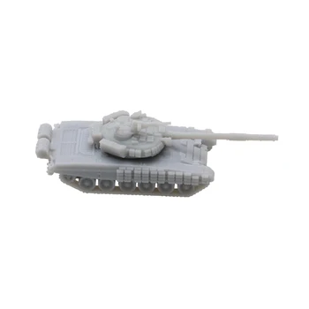 20PCS Руски T-72BV Основен боен танк Модел 3D печат Военни бойни превозни средства Играчки 1/2000 1/700 1/400 1/350 Мащабни смола занаяти