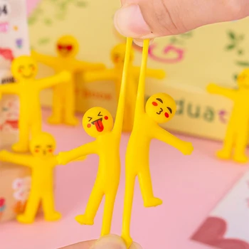 20Pcs Смешни Smiley Yellow Man Детски играчки Сватбени гости Подаръци за деца Рожден ден Подаръци Pinata Filler Хелоуин подарък