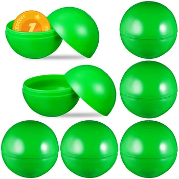 25Pcs томбола топки бял лесно отворен 1.6Inch мини бинго топки замяна пластмасови кухи малки лотарийни топки бинго топки