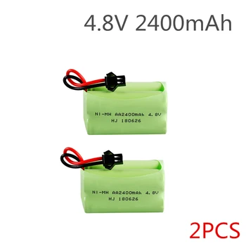 2pcsc 4.8V 2400mAh дистанционно управление играчка електрическо осветление осветление съоръжения за сигурност 4 * AA NI-MH батерия RC TOYS батерия група