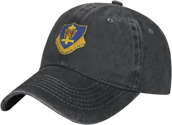 323-ти пехотен полк Шофьор на камион Шапка-бейзболна шапка Измити памучни таткови шапки Военноморски военни шапки