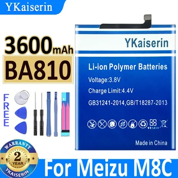 3600mAh YKaiserin батерия BA810 за Meizu M8C M810H M810L Bateria