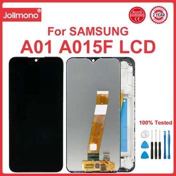 5.7'' A01 дисплей екран, за Samsung Galaxy A01 A015 A015F A015G A015DS LCD дисплей сензорен екран дигитайзер събрание подмяна
