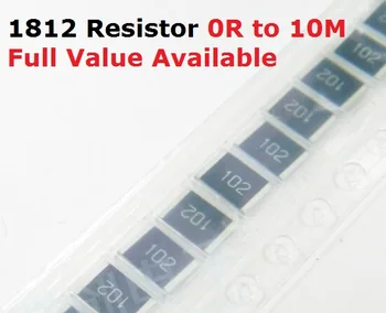  50PCS / лот SMD чип резистор 1812 240K / 270K / 300K / 330K / Ohm 5% съпротивление 240 / 270 / 300 / 330 / 360 / K резистори безплатна доставка