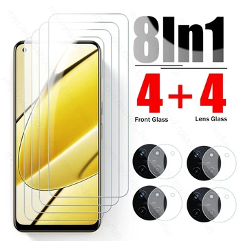 8In1 Realmi 11 4G закалено стъкло екран протектор покритие за Realme11 Realme 11 4G 2023 6.4