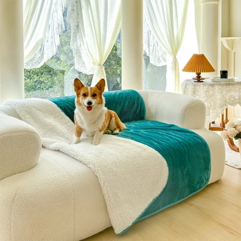 Bucephalus водоустойчиви одеяла за кучета, обратими меки одеяла за домашни любимци, които могат да се перат за защита на дивана, одеяла за куче, котка