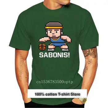 Camiseta de jugador del Tecmo domanas Sabonis, camiseta de ventilador de baloncesto de Indiana, nueva