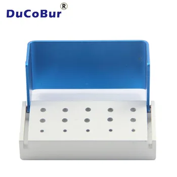 DuCoBur стоматологични алуминиеви блокове стерилизируеми No 221 за 5 * FG + 10 * RA стоматология аксесоари лабораторен инструмент