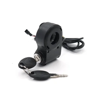E-Bike Lgnition Lock Key Палеца на дросела Мощност за KUGOO M4 M5 / Xiao Mi M365 Универсални аксесоари за електрически скутери