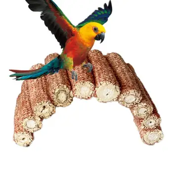 Hamster Катерене стълба царевица кочан играчки висящ мост домашни любимци никнене на зъби играчки огъване упражнение никнене на зъби катерене папагал стълба за