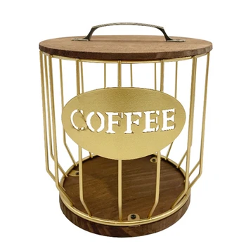 Hollowed кафе капсула съхранение кошница плодове кафе шушулка организатор притежателя за дома кафе хотел