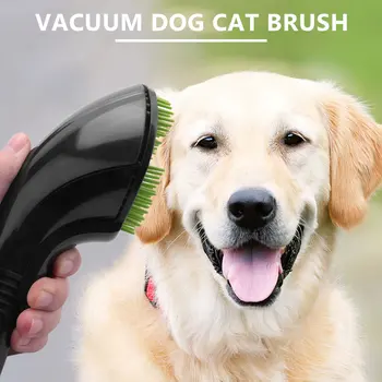 Hot Pet Cat Dog Grooming Brush Прахосмукачка Инструмент за закрепване Loose Hair Groom 32mm Grooming Rake Tool