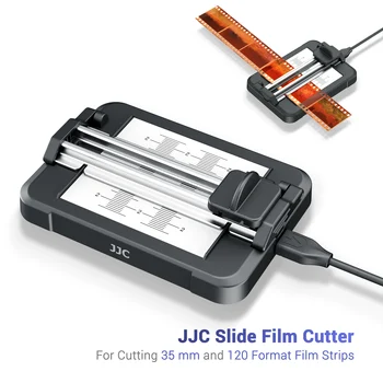 JJC алуминиев плъзгащ филм за 35 мм / 120 формат филмови ленти против хлъзгане филм главата нож комплект и подмяна нож