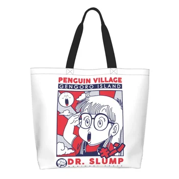 Kawaii печат Arale Dr.Slump пазарска пазарска чанта трайни платно рамо купувач японски аниме манга чанта