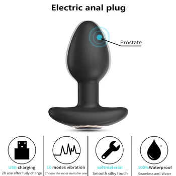 Lick Steel Анален Plug игри Възрастни Butplug Мъже Всмукване Vibator аксесоари за секс език лизане пипало вибратор гей играчкижени