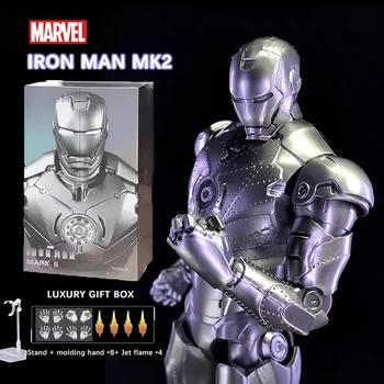 Marvel Iron Man Luminous MK2 аниме действие играчка 7inch фигура модел готино колекция играчки момче мъж рожден ден подаръци кола дома декор