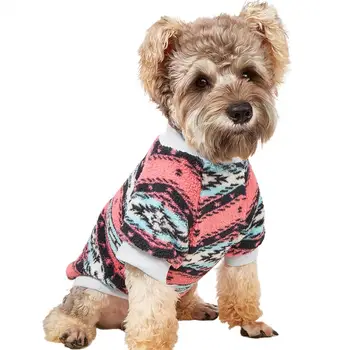 Pet плюшено палто Cat Dog Топли памучни дрехи Случайни качулки куче Chihuahua булдог котка палто пуловер открит костюм яке