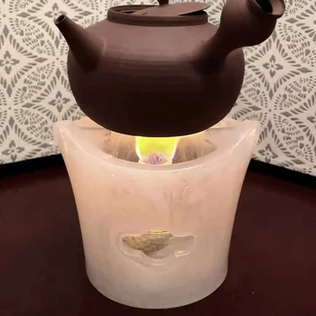 Premium кристал тамян пещ свещ етерично масло отопление вода фурна цветни глазура хол термичен чай маса украшение