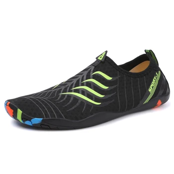 Quick Dry Aqua Shoes Жени Мъже Боси плажни обувки Обувки за плуване Неплъзгащи се крайбрежни чехли Спортни маратонки Чорапи за гмуркане
