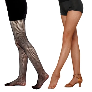 Sheer Latin Dance Mesh Чорапогащи за жени Секси мрежести чорапи Чорапогащи Дропшипинг
