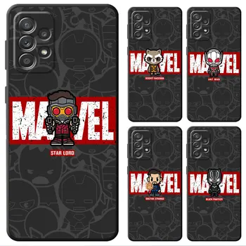 TPU калъф за телефон с мека корица за Xiaomi Poco C50 C51 X3 Pro C40 F4 GT M3 M5 M5s F1 X5 X4 NFC M4 C55 X3 Marvel супергерой лукс