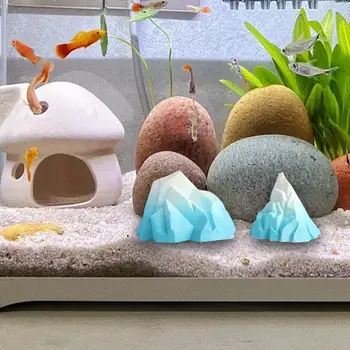 Аквариум Айсберг декорация, симулация Айсберг фигурка модел, костенурка резервоар аксесоари риба резервоар аксесоари, за дома