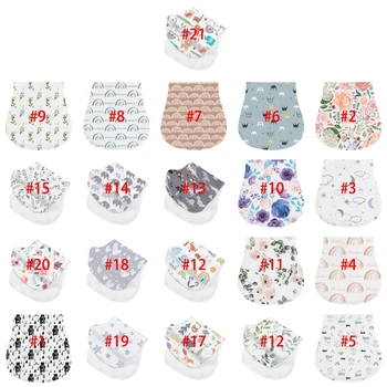 Бебешки кърпи за оригване Бебешки лигавници Хранене кърмеща кърпа аксесоар оригване парцал за новородени памук за момичета & момчета подарък