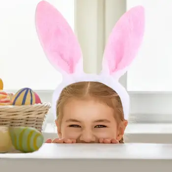 Великденско зайче лента за глава празнична тъкан плюшени детски шапки за деца косплей прическа