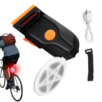Велосипедна задна светлина LED задна светлина за велосипеди Устойчиви на атмосферни влияния задни светлини за велосипеди USB акумулаторна нощна езда Колоездене