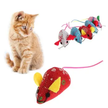 Възпроизвеждане на интерактивен домашен любимец смешно коте котка играчка коча билка мишка тийзър мишки