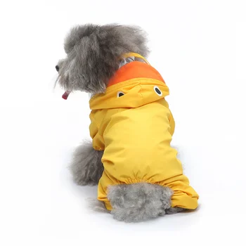 Домашен любимец куче дъждобран сладък водоустойчив качулка яке водоустойчиви дрехи за кучета отразяващи открит кученце дъждобран Чихуахуа