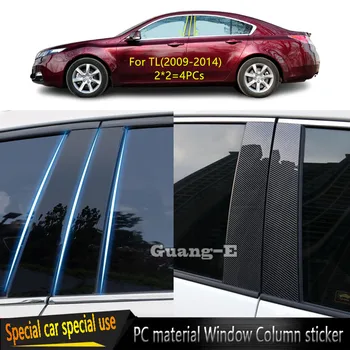 За Acura TL 2009 2010 2011 2012 2013 2014 кола PC материал стълб пост капак врата тапицерия прозорец формоване декоративен стикер