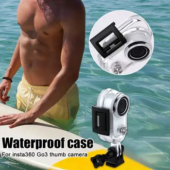 За Insta360 Go3 Водоустойчив калъф за гмуркане Защитен подводен водолазен капак за Insta360 GO3 аксесоари за фотоапарати H6Y9