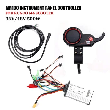 За Kugoo M4 електрически скутер и т.н. Интелигентен безчетков 36V / 48V 500W контролер MR-100 LCD табло