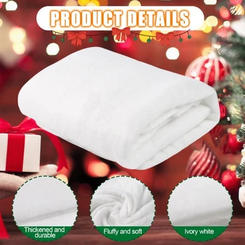 Изкуствена Коледа сняг ролка бял сняг мат сняг одеяло мека снимка подпора DropShip