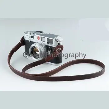 Каишка за камера Колан за рамо за Sony A7C A9 II A7R4 Nikon Leica Q2 M10 M11 Fujifilm XE4 XT4 X100V Ръчно изработена естествена кожа