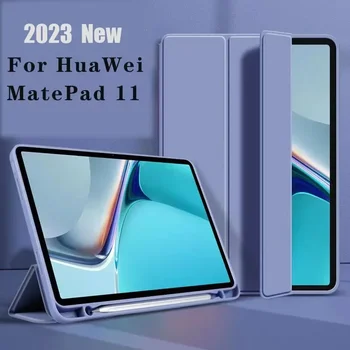 Калъф за новия Huawei Matepad 11 2023 2021 Anto Weke Sleep Stand Cover Matepad SE 10.4 с държач за молив Funda силиконови калъфи