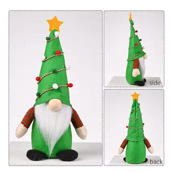 Коледа без лице Весела коледна украса за дома 2023 Коледни Gnome орнаменти Коледа Navidad Noel подарък Нова година Y8q5