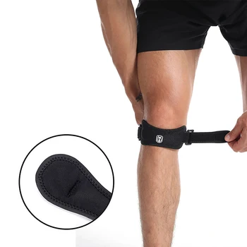 Наколенки Патела скоба регулируема каишка EVA коляното подкрепа подложка защитни спортни съоръжения баскетбол волейбол протектор