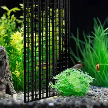 Нов 4PCS аквариум разделител риба резервоар разделител филтър решетки разделяне решетка тава изолация борда решетка 8 издънка клипове смесени развъждане