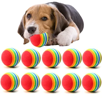 Нова EVA домашни любимци дъвчете топка домашен любимец куче интерактивна играчка атура гумена топка изтичане топка зъб чисти топки за домашни любимци дъвчете играчки Accesorios