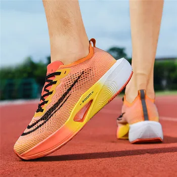 Нови 2023 мъжки обувки за бягане Дишащи външни спортни обувки Леки маратонки за мъже Удобни обувки за атлетично обучение