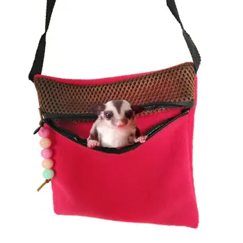 Открит преносим хамстер дишаща за чанта за носене с подвижна каишка чанти пътуване чанта за малък домашен любимец животно за C